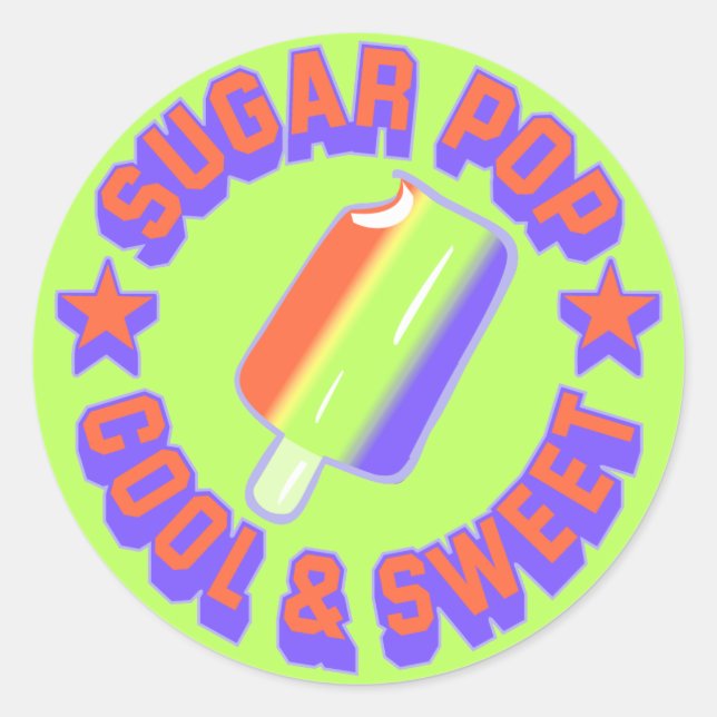 Stickers Pop Sucre (Devant)