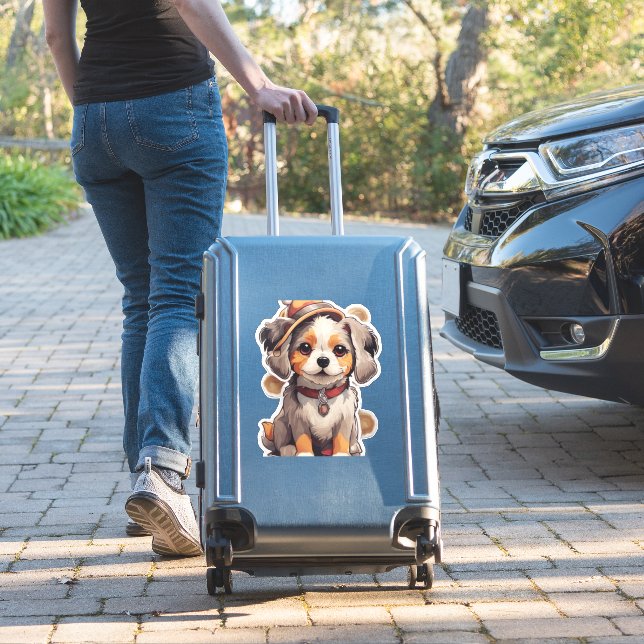 Stickers pour chien unique mignons (Valise Insitu)