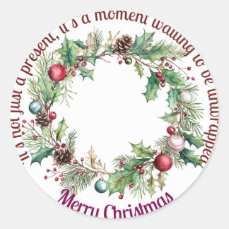 Stickers pour emballage cadeau