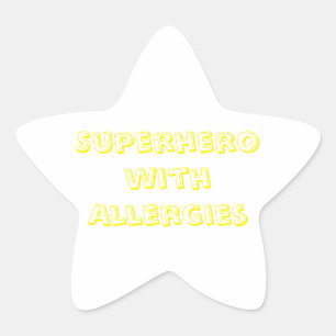 Stickers pour enfants allergiques