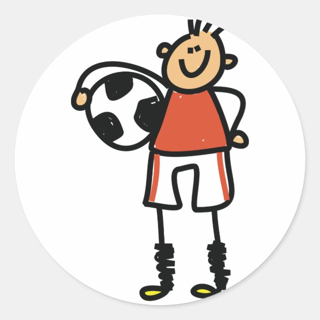Stickers pour enfants de soccer (Devant)