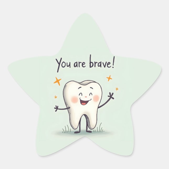 Stickers pour les petits patients dentistes (Devant)