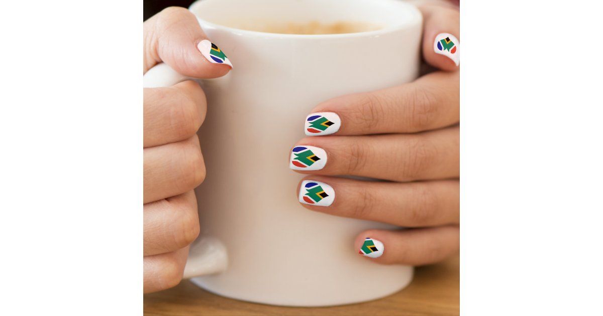 Afrique du Sud drapeau sud-africain drapeau coeur' Autocollant