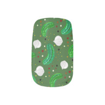 Drôle Pickles Gherkins et Motif d'oignon pilé