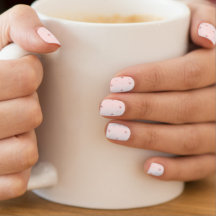 Enveloppes d'ongles Papillon Rose Mignon