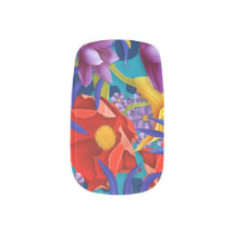 Jardin de fleurs tropicales Minx Nail Wraps