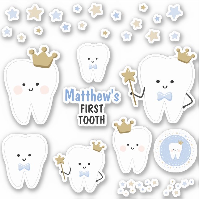 Stickers Première dent, Scrapbooking ou décoration (Devant)
