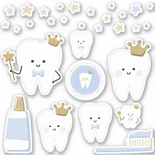 Stickers Première dent, Scrapbooking ou décoration (Devant)