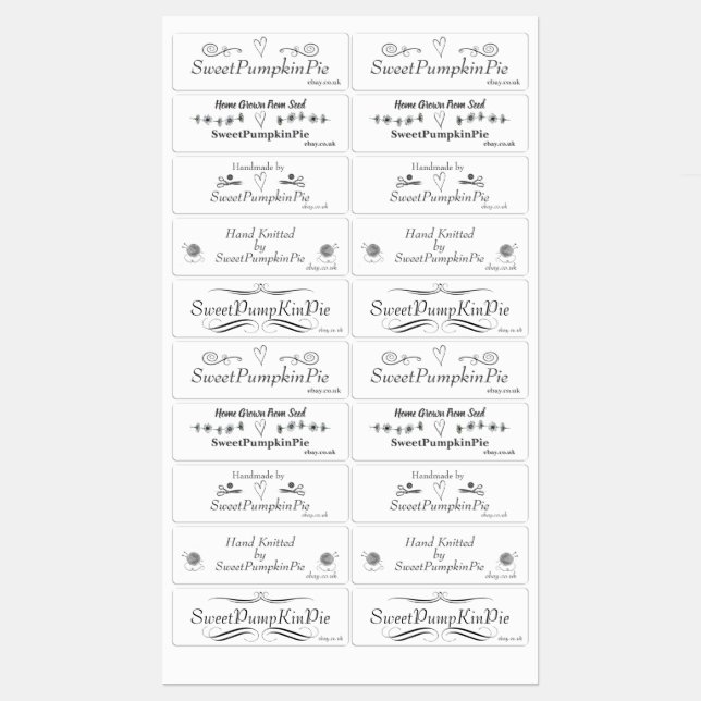 Stickers professionnels Designer / Étiquettes (Feuille)