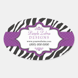 Stickers promotionnels Purple Zebra