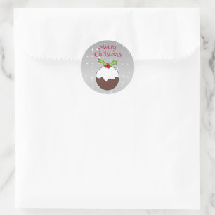 Stickers Pudding de Noël