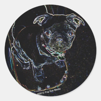 Stickers Pug Skateboard