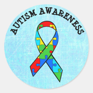 Stickers Puzzle sensibilisation sur l'autisme Ruba