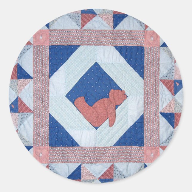 Stickers Quilt Ours Sleepy ! (Devant)