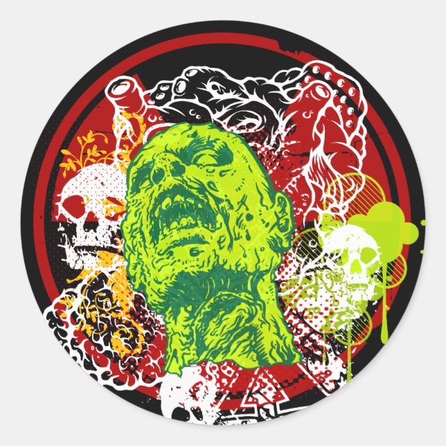 Stickers Raid Zombie (Devant)