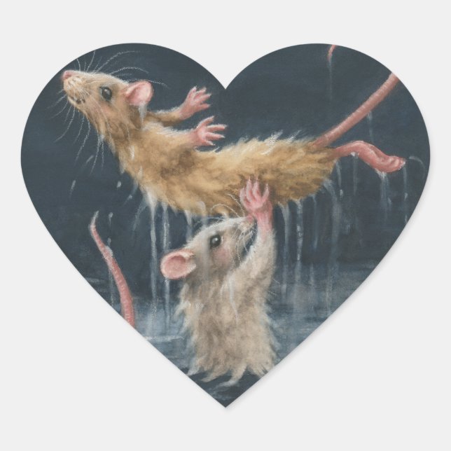 Stickers Rats sale dansant La Levée d'Eau (Devant)
