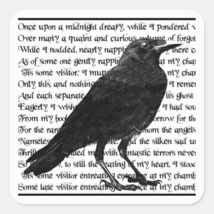 Stickers Raven Edgar Allan Poe