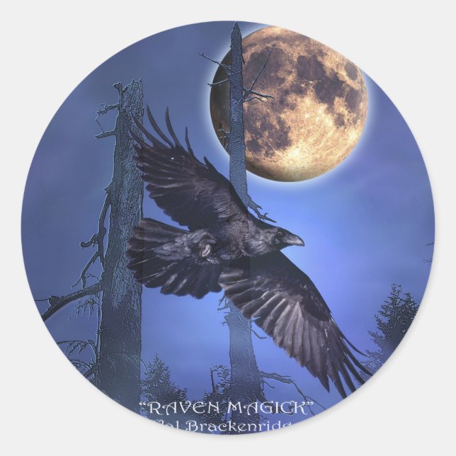 Stickers "RAVEN MAGICK" (Devant)