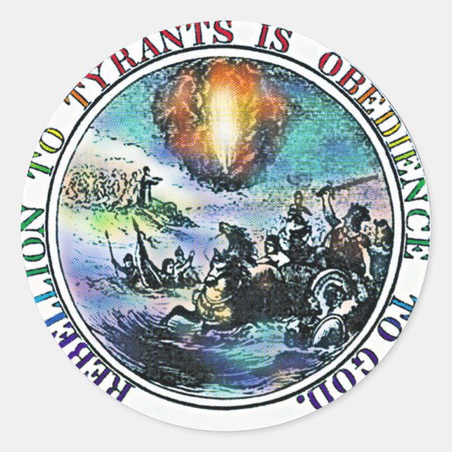 Stickers Rébellion Aux Tyrans (Devant)