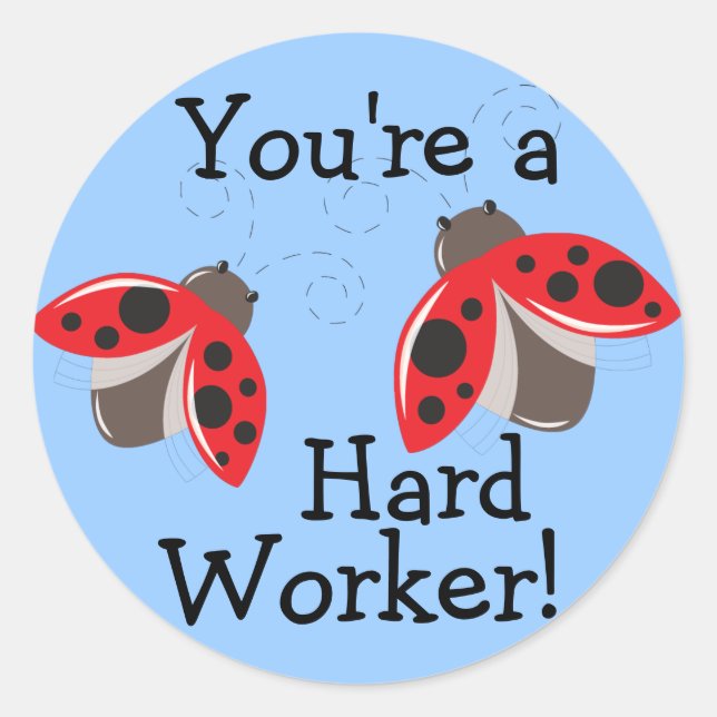 Stickers Récompenses des travailleurs - Ladybugs (Devant)