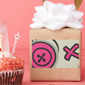 Stickers Rectangle à jetons vaudou