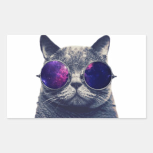 Stickers Rectangle, brillant, 4,5 x 2,7 pouces (4 