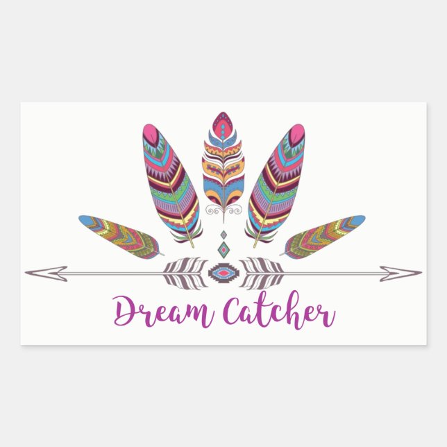 Stickers Rectangle, brillant, 4,5 x 2,7 pouces (fe (Devant)