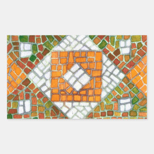 Stickers Rectangle MOSAIC AUTUMN