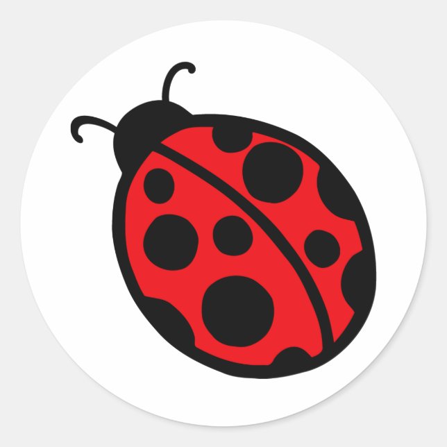 Stickers Red Ladybug (Devant)