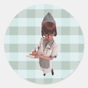 Stickers - RETRO DINER GAL 1950