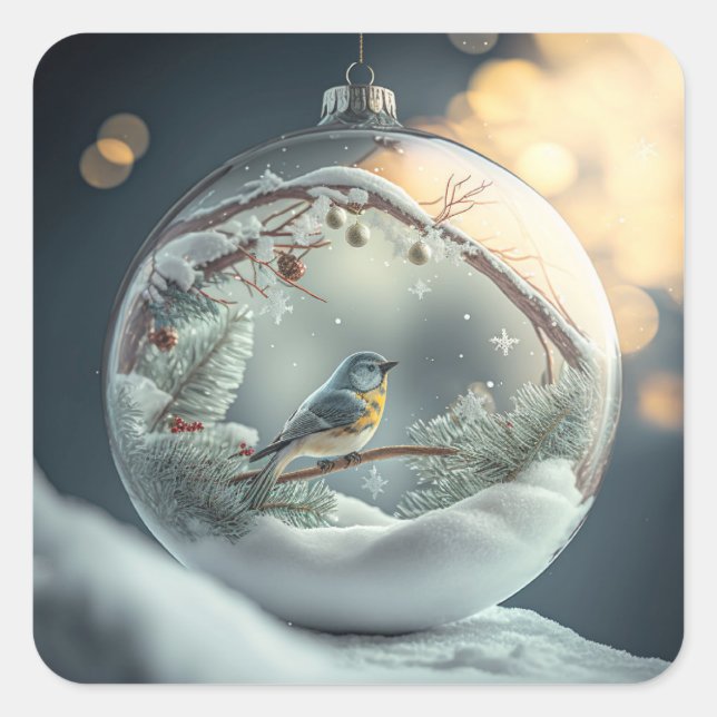 Stickers Robin Globe (Devant)