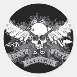 Stickers Rocher Thiz Vêtements Crâne & Ailes
