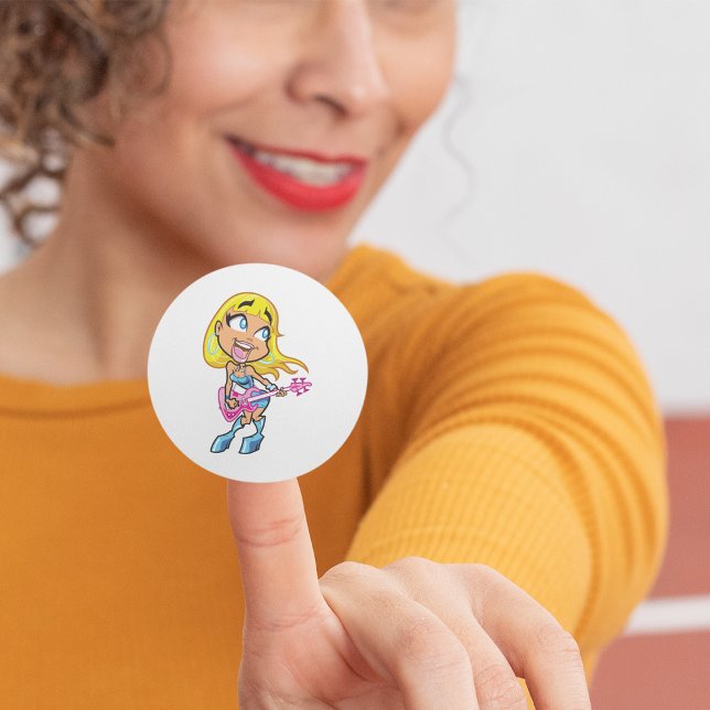 Stickers Rock Girl (Créateur téléchargé)