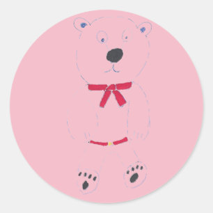 Stickers ronds Barry Bear