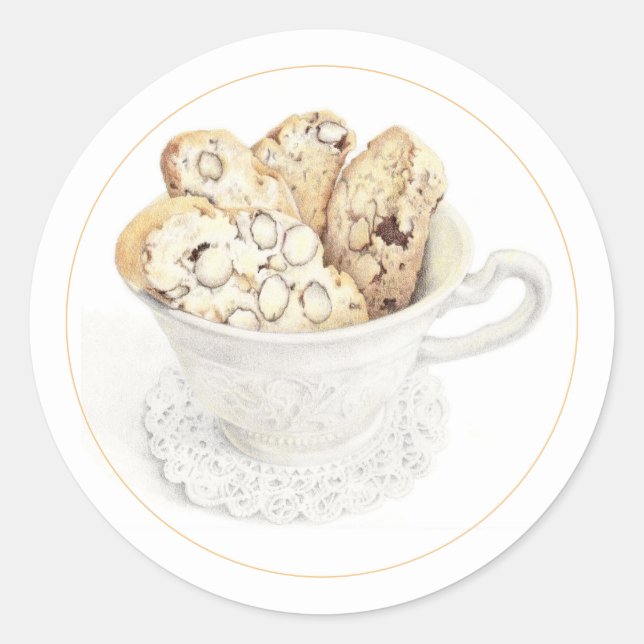 Stickers ronds BISCOTTI 1,5" (Devant)