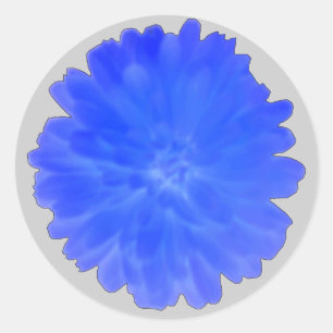 Stickers ronds Blue Marigold