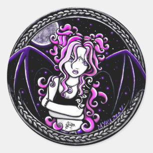 Stickers ronds "Brandy" 3"