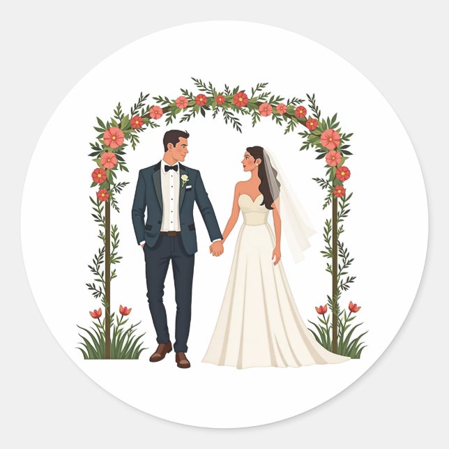 Stickers ronds classiques (Devant)