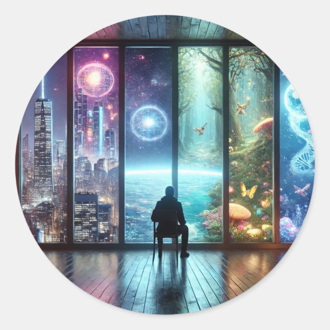 Stickers ronds classiques (Devant)