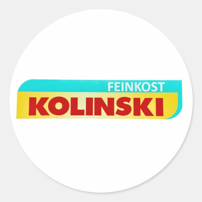 Stickers ronds classiques feinkost kolinski merch (Devant)
