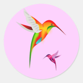 Stickers ronds Colibri Haven