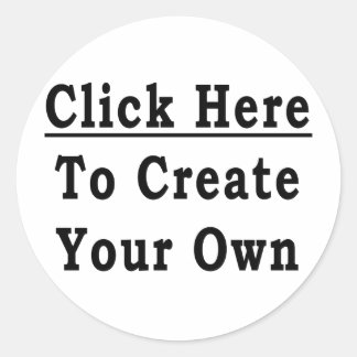 Stickers ronds (Créez votre propre produit)