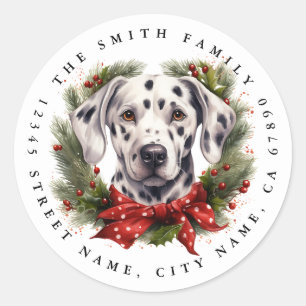 Stickers ronds dalmatiens
