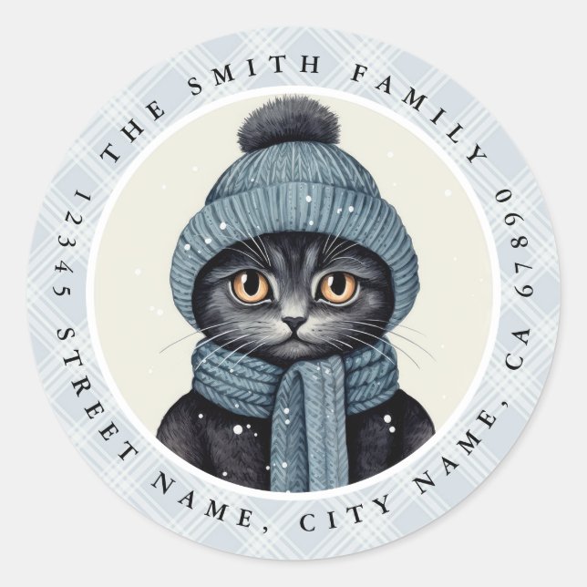 Stickers ronds de chats (Devant)