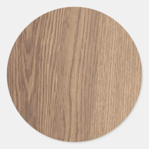 Stickers ronds de grains de bois