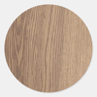 Stickers ronds de grains de bois