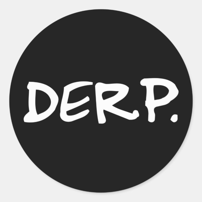 Stickers ronds Derp (Devant)