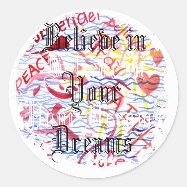 Stickers ronds désespérés (Devant)