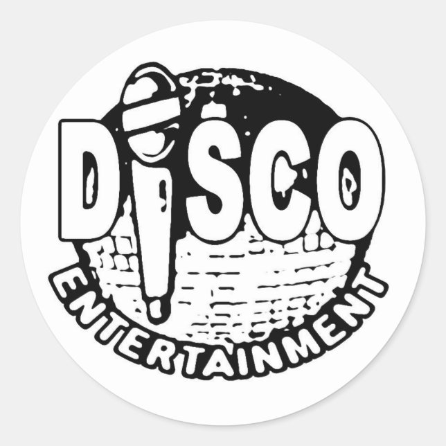 Stickers ronds en détresse - Customisés (Devant)