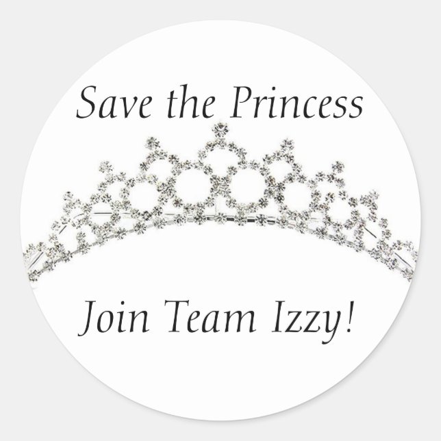 Stickers ronds Izzy (Devant)